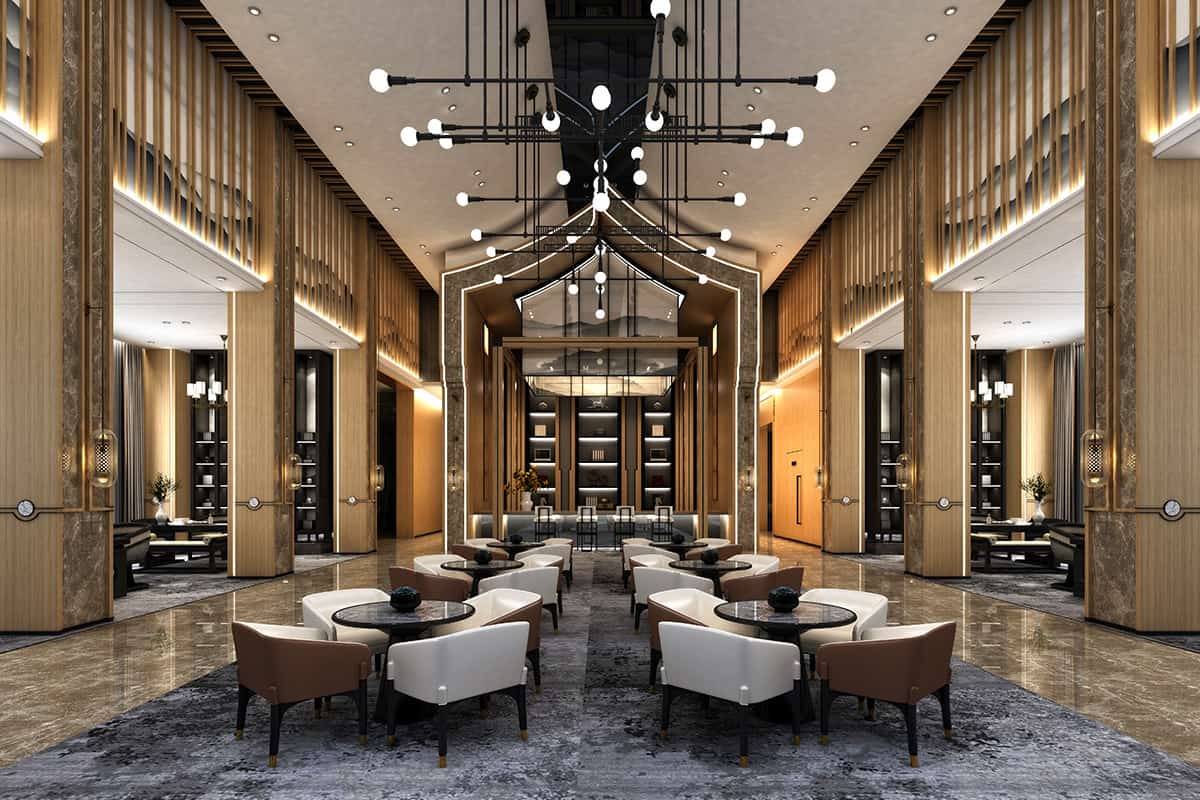 Luxury spa and wellness center with serene atmosphere